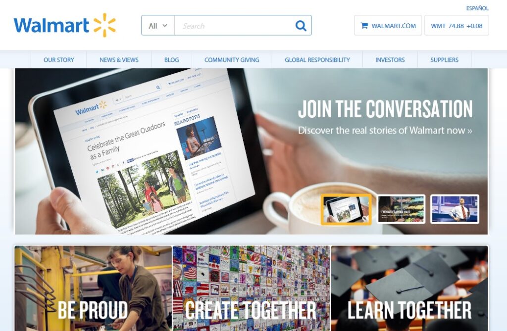 Walmart's Corporate Blog - Haden Interactive